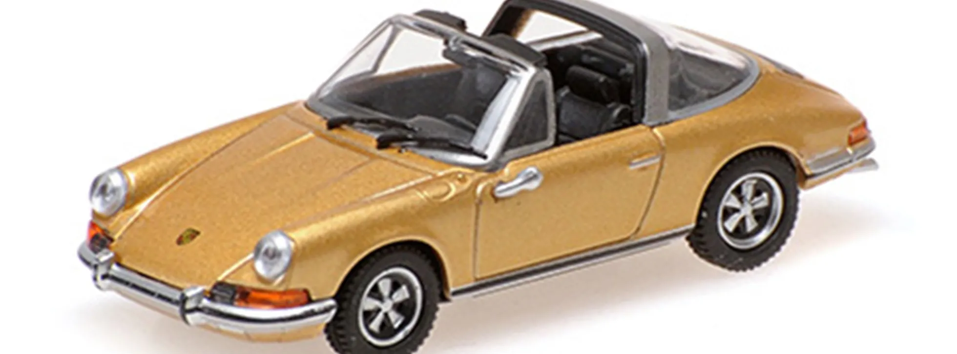 MINICHAMPS 870064564 Porsche 911 Targa 1972 goldmetallic Automodell 1:87