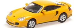 MINICHAMPS 870068171 Porsche 911 Turbo 996 2000 gelb Automodell 1:87