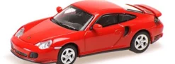 MINICHAMPS 870068172 Porsche 911 Turbo 996 2000 rot Automodell 1:87