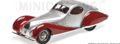 MINICHAMPS 107117121 Talbot Lago T150-C-SS Coupe silber/rot | Modellauto 1:18