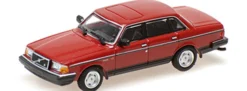 MINICHAMPS 870171402 Volvo 240GL Limousine 1986 dunkelrotmetallic Automodell 1:87