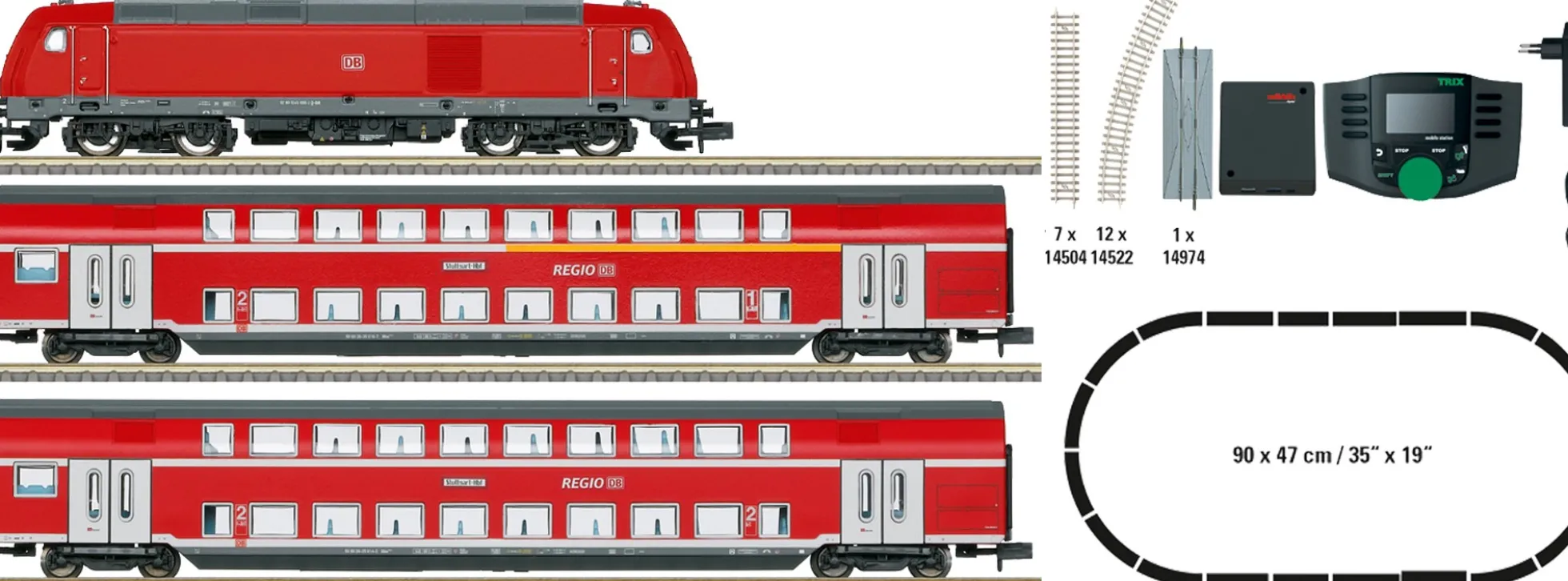MINITRIX 11164 Digital-Startpackung BR 245 Regional-Express DB AG | DCC Sound | Spur N