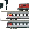 MINITRIX 11167 Digital-Startpackung Re 4/4 II mit EC-Personenzug SBB | DCC Sound | Spur N
