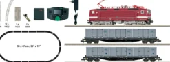 MINITRIX 11169 Digital-Startpackung BR 243 mit Güterzug DR | DCC Sound | Spur N