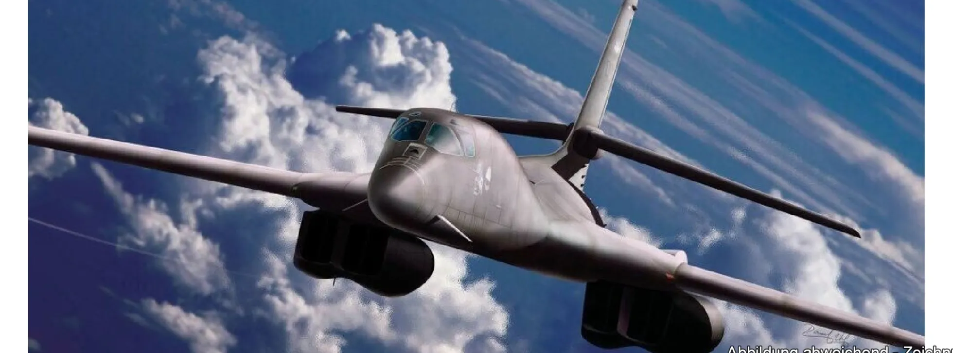 modelcollect UA72203 B-1B Lancer Strategischer Bomber | Flugzeug Bausatz 1:72
