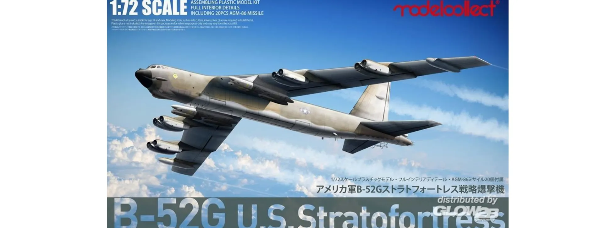 modelcollect UA72212 B-52G Stratofortress USAF Bomber | Flugzeug Bausatz 1:72