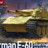 modelcollect UA35011 Deutscher E-60 Schwerer Panzer mit Zwillingsgeschütz | Panzer Bausatz 1:35