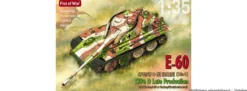 Modelcollect UA35040 Fist of War German E60 Ausf. D 12.8cm tank late type | Panzer Bausatz 1:35