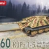 Modelcollect UA35039 German WWII E-60 Heavy Jagd Panther late type 105mm gun | Panzer Bausatz 1:35