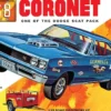 MPC 975 1968 Dodge Coronet Hardtop mit Anhänger | Auto Bausatz 1:25