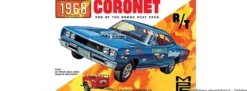 MPC 975 1968 Dodge Coronet Hardtop mit Anhänger | Auto Bausatz 1:25