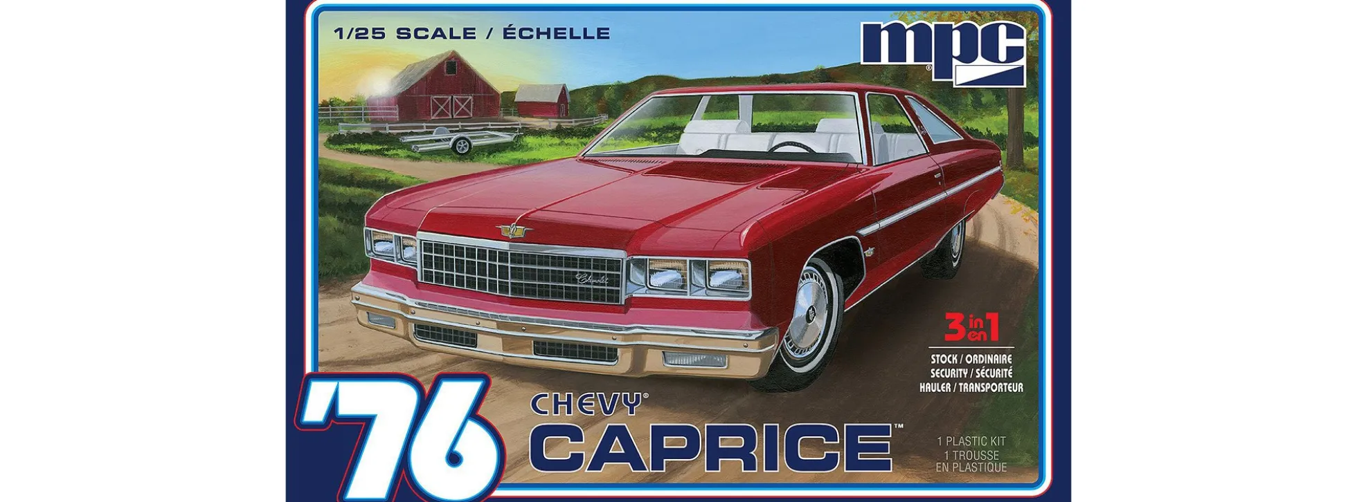 MPC 963M 1976er Chevy Caprice | Auto Bausatz 1:25