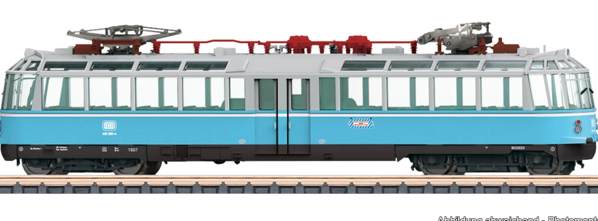 märklin 88280 Aussichtstriebwagen BR 491 Gläserner Zug DB | Spur Z
