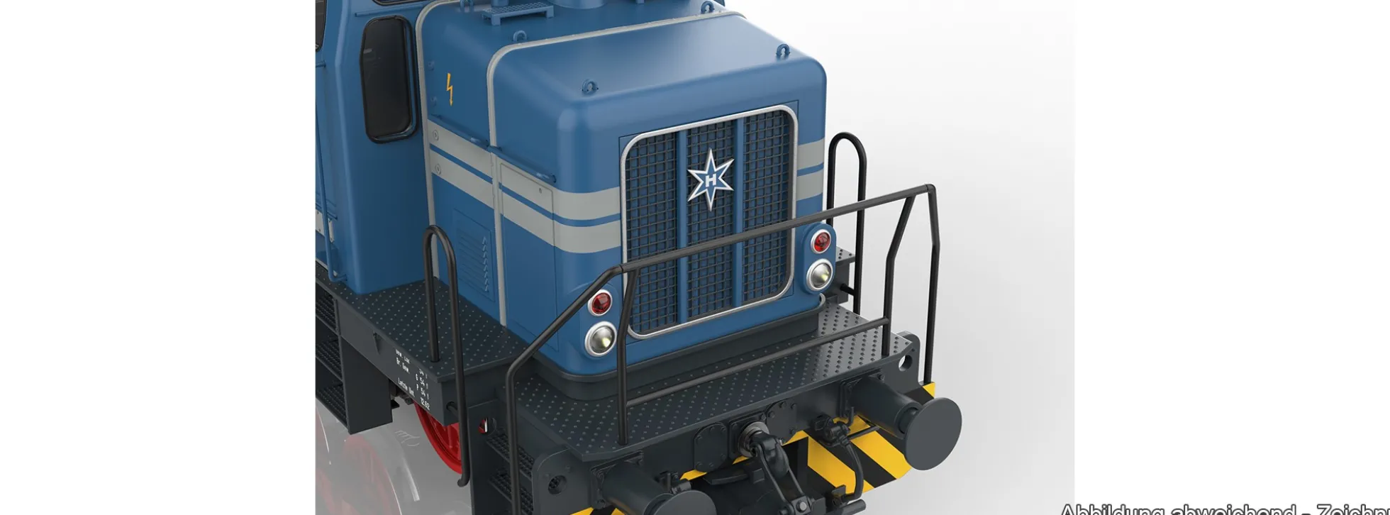 märklin 55500 Diesellok DH 500 Ca Henschel Werkslok | mfx/DCC Sound | Spur 1