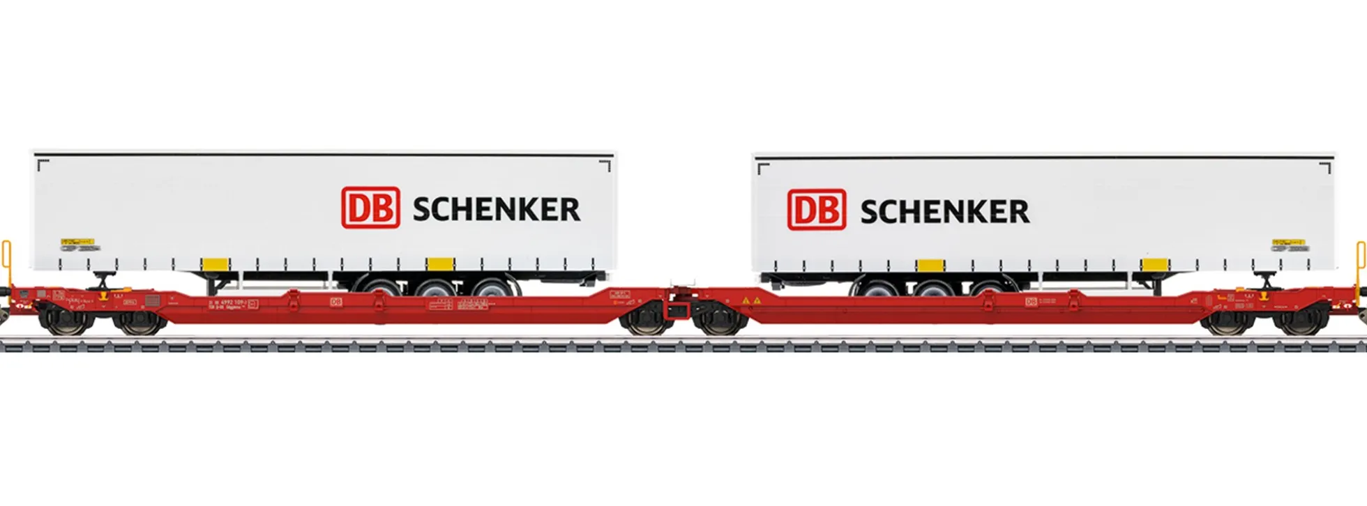 märklin 47470 Doppel-Taschenwagen Sdggmrss 738 DB AG | Spur H0