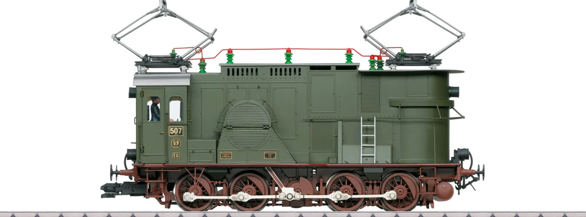 märklin 55507 E-Lok EG 507 KPEV | mfx/DCC Sound + Pantos | Spur 1