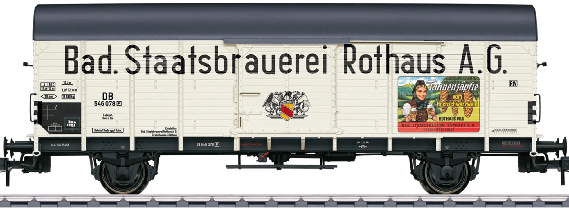 märklin 58837 Ged. Güterwagen Gl 11 Tannenzäpfle DB | Spur 1