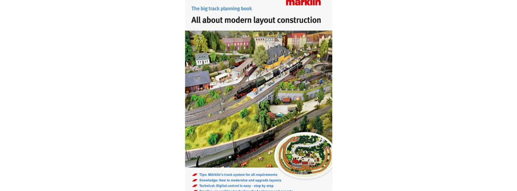 märklin 03061 Großes Gleisplanbuch Englisch C- und K-Gleis | 160 Seiten | Spur H0
