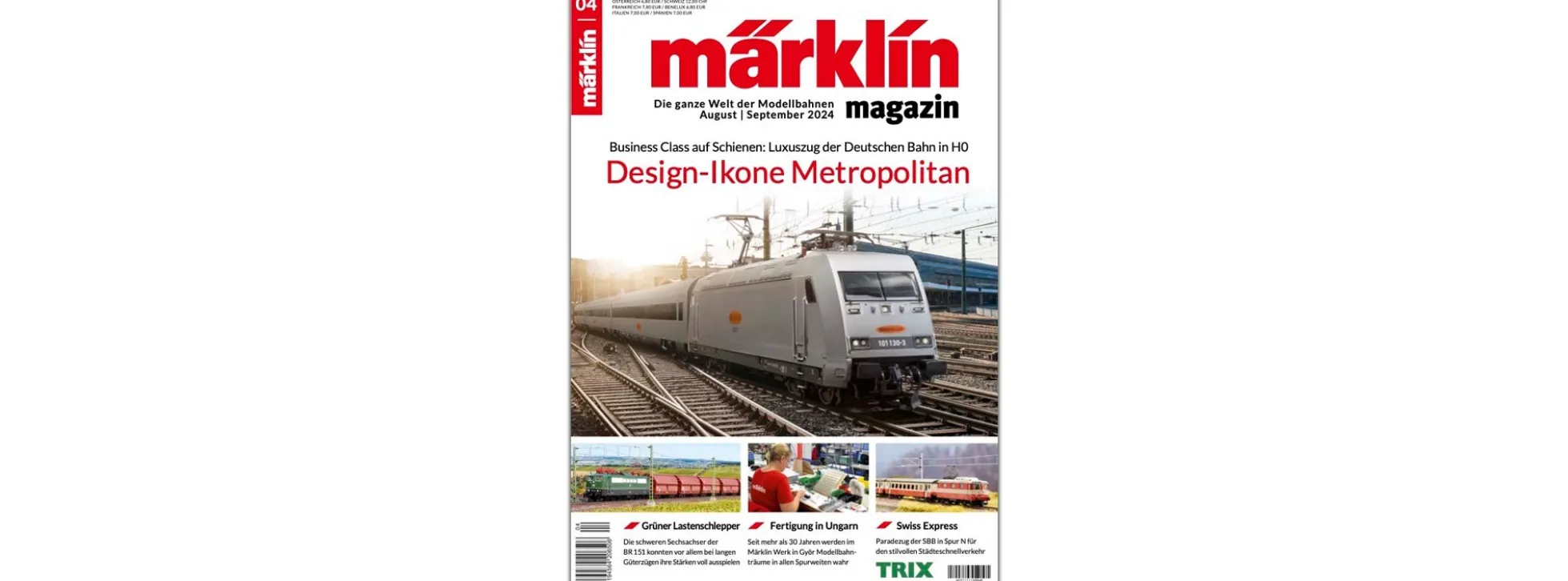 märklin 399021 Magazin 04 | August / September 2024