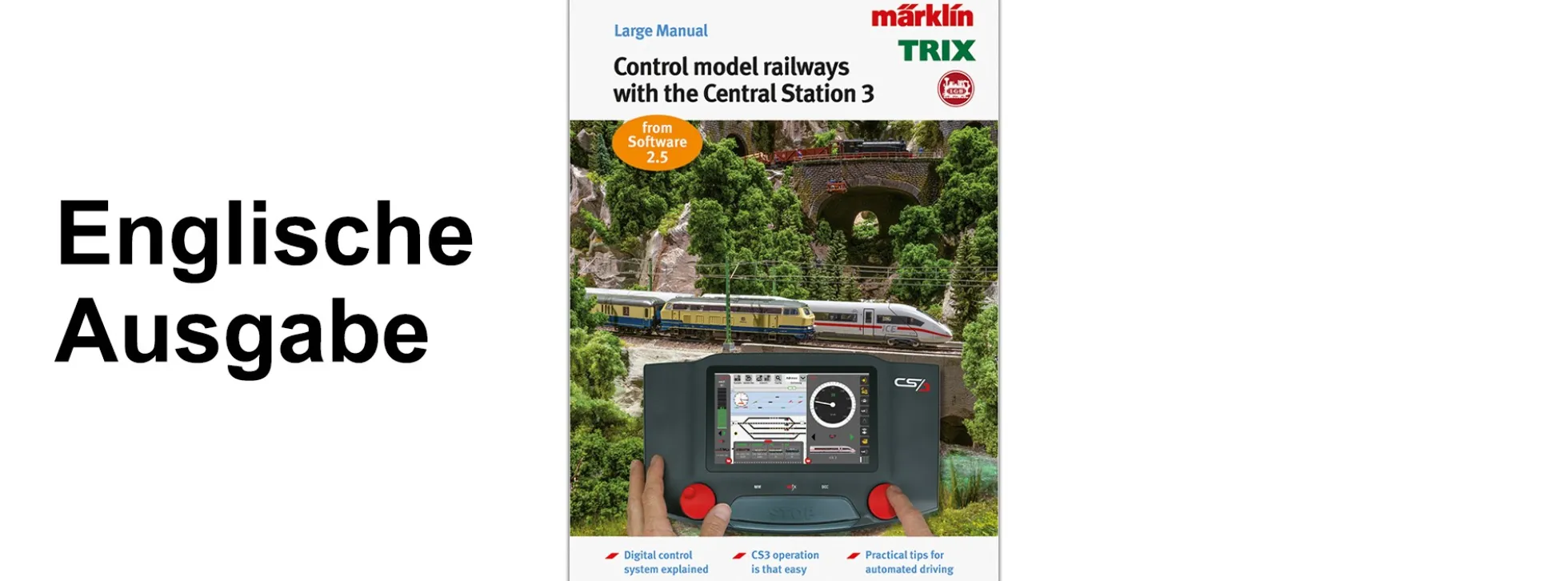 märklin 03094 Modellbahn steuern mit der CS3 | Modelleisenbahn-Ratgeber | Englisch