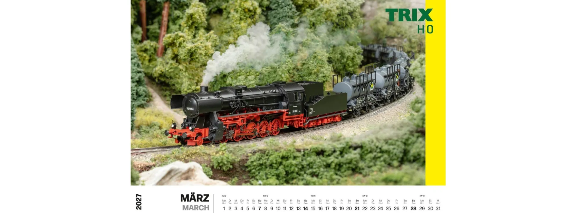märklin 19727 Märklin-/Trix-Wandkalender 2027 | 49 x 34 cm