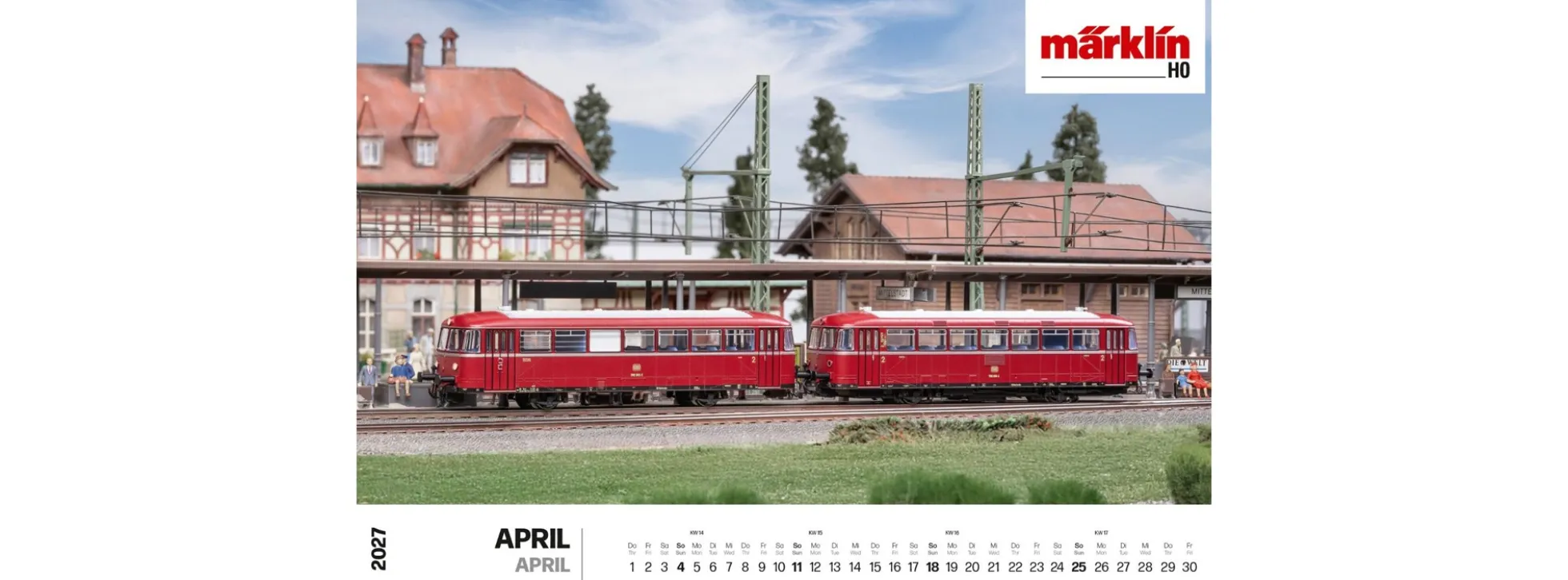 märklin 19727 Märklin-/Trix-Wandkalender 2027 | 49 x 34 cm