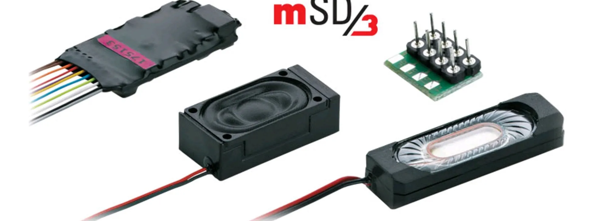 märklin 60987 mSD3 Sound-Decoder | 8-pol. | Elektrolok-Sound | fx | mfx | DCC