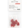 märklin 71425 Muffen rot | 1 Packung mit 10 Stück