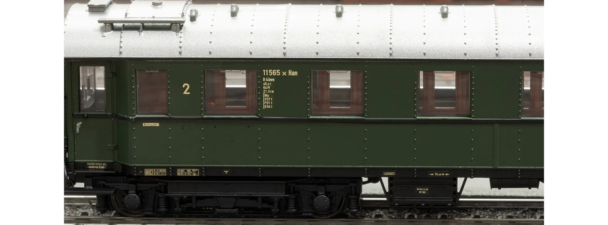 märklin 42500 Schnellzugwagen 2. Kl. B4üwe DB | Spur H0