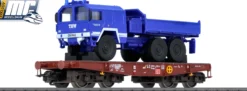 märklin 48836 Schwerlastwagen Rlmmps 651 mit MAN THW DB AG | Spur H0