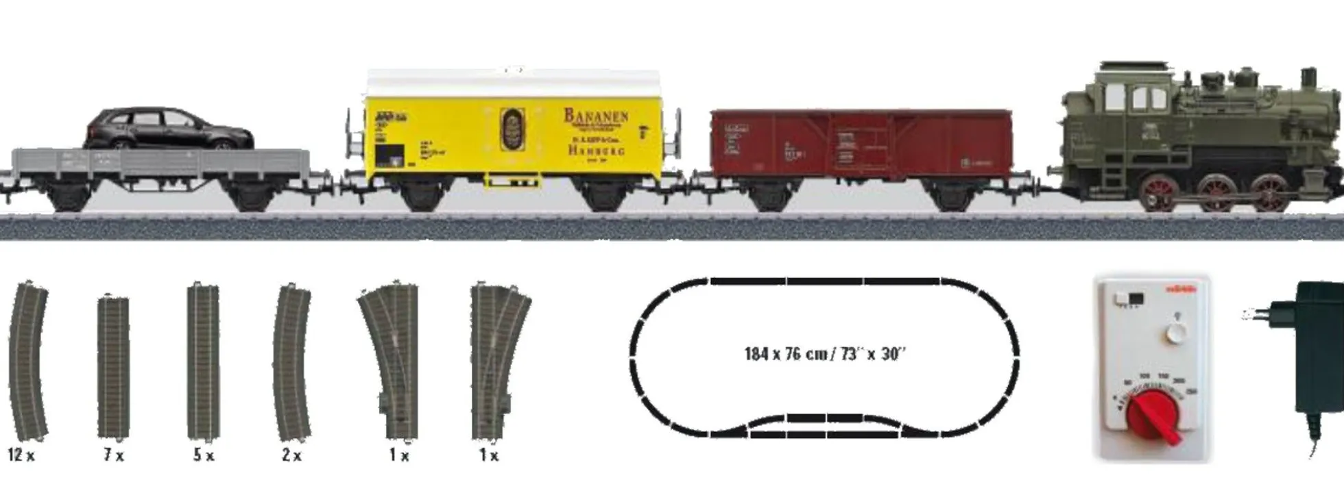 märklin 29540 Startpackung Güterzug C-Gleis Spur H0