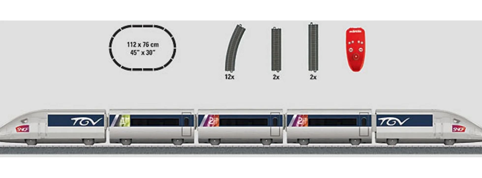 märklin 29201 Startpackung TGV myworld 3+ Spur H0