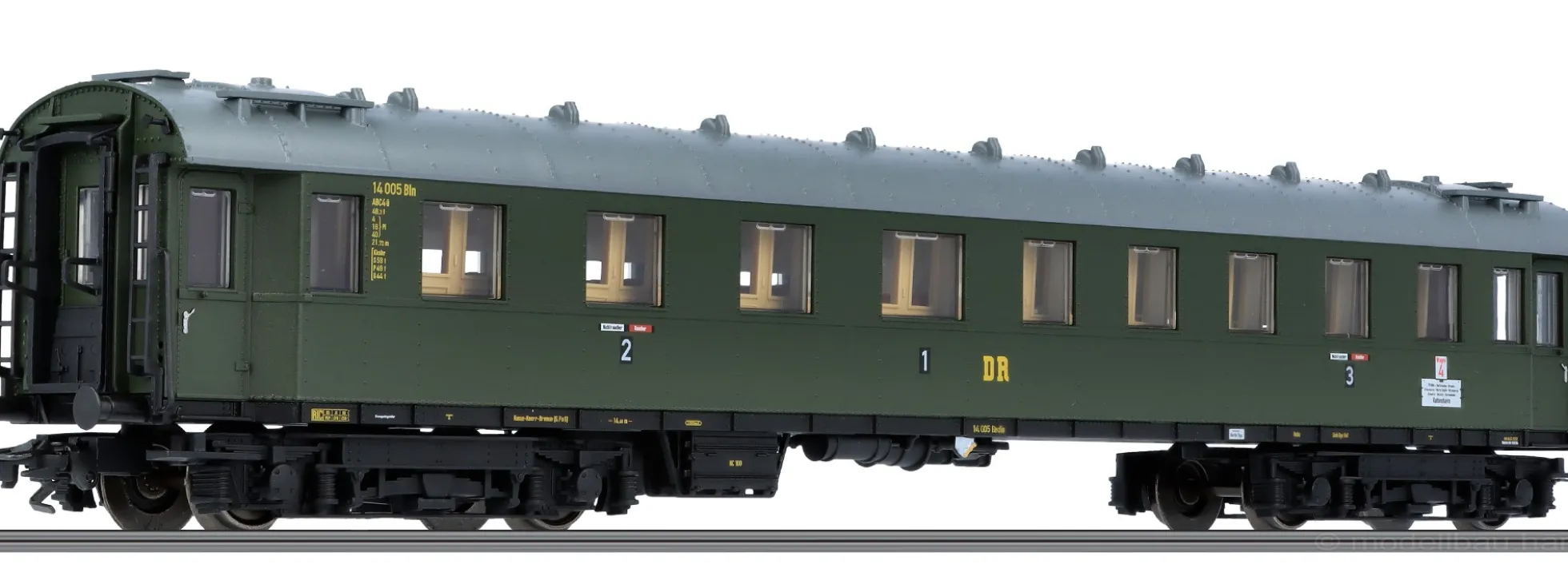 märklin 42514 4-tlg. Set Schnellzugwagen zur BR 19.0 Sachsenstolz DR | Spur H0