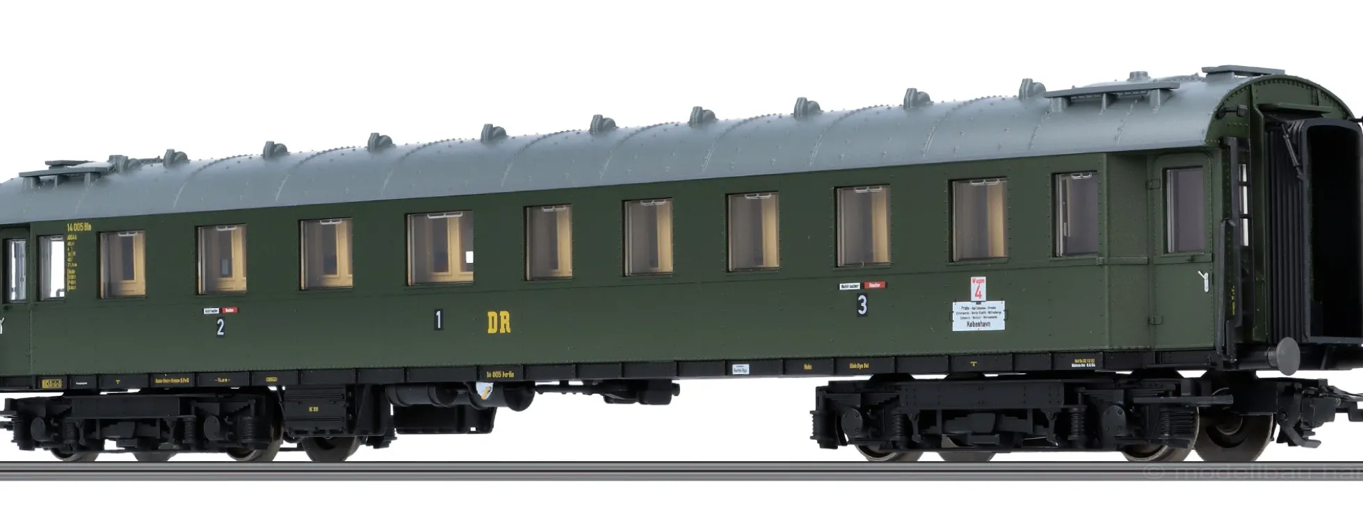 märklin 42514 4-tlg. Set Schnellzugwagen zur BR 19.0 Sachsenstolz DR | Spur H0