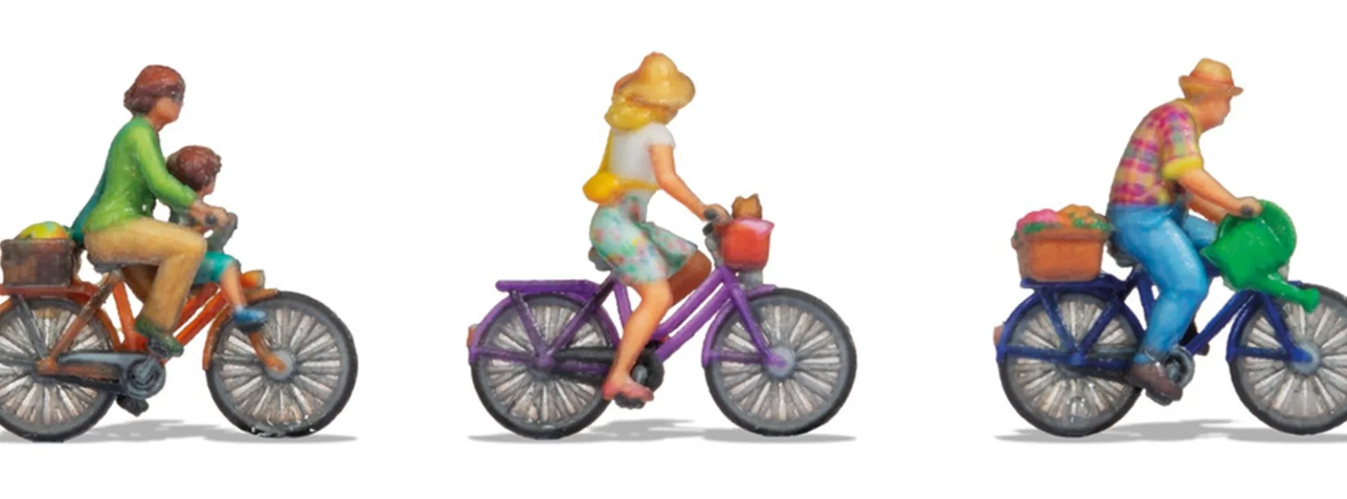 NOCH 35830 Fahrradfahrer 3D-Master | 3 Stück | Figuren Spur N