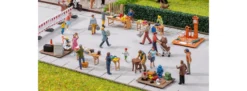 NOCH 16280 Flohmarkt | mehrteiliges Set | Figuren Spur H0