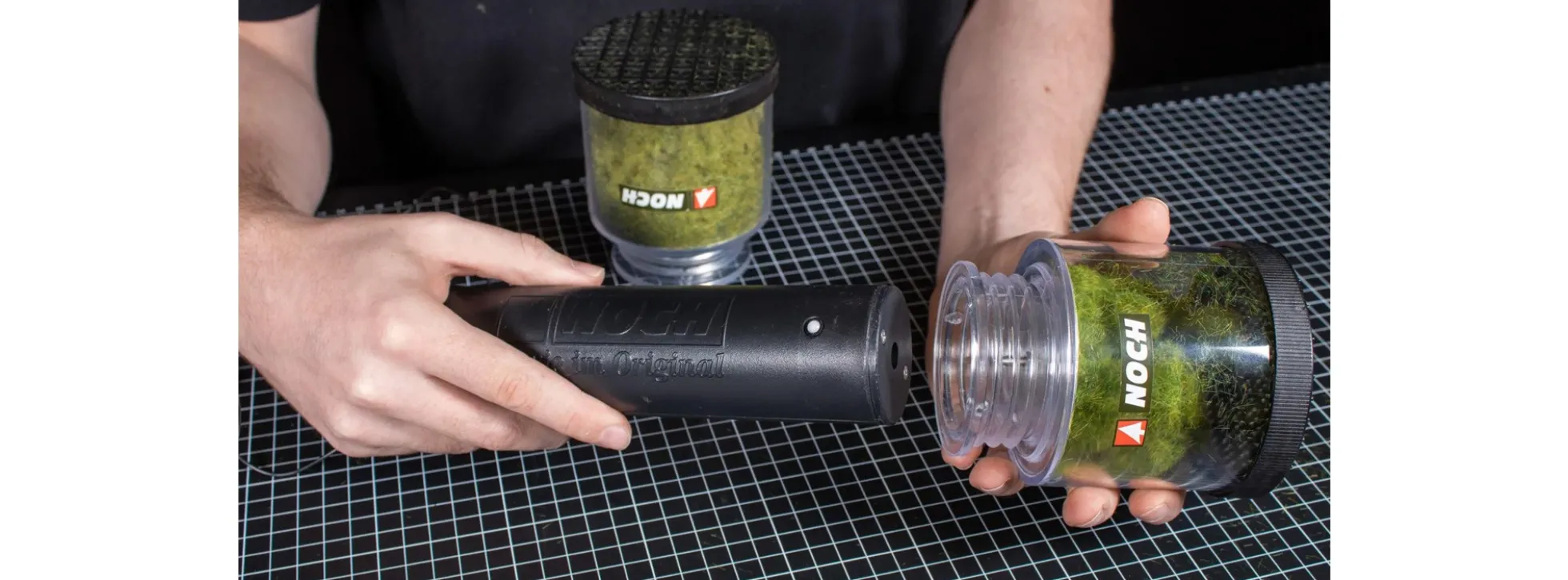 NOCH 60125 Gras-Master 4.0 PROFI Set | Begrasungsgerät für alle Spurweiten