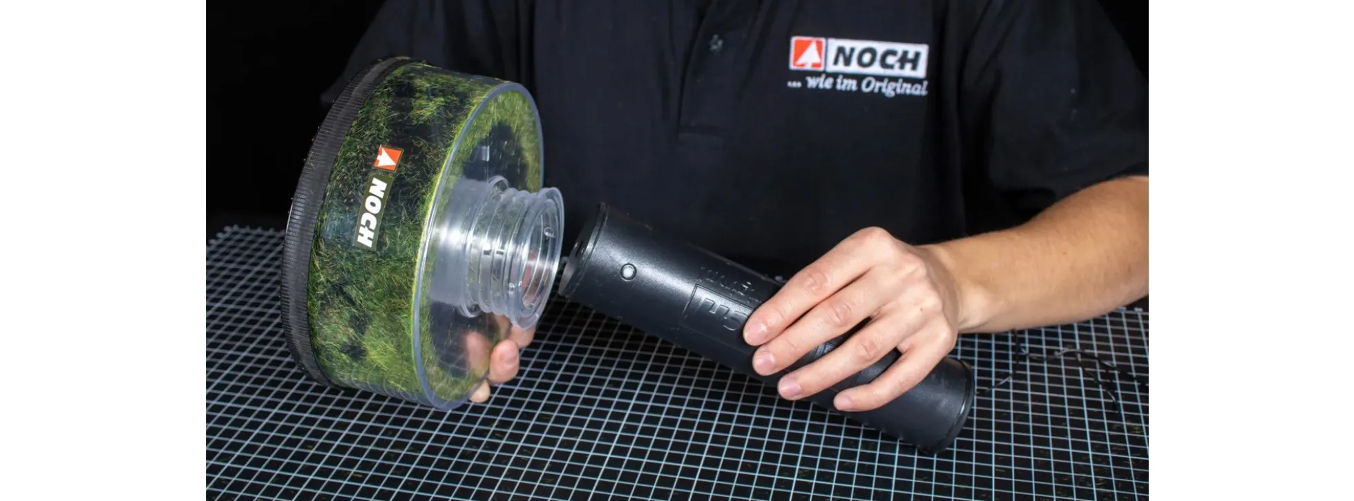 NOCH 60125 Gras-Master 4.0 PROFI Set | Begrasungsgerät für alle Spurweiten