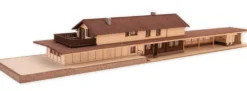 NOCH 63005 Laser-Cut Bahnhof Bergün | Bausatz Spur N