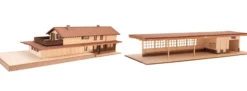 NOCH 66005 Laser-Cut Bahnhof Bergün | Bausatz Spur H0