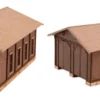 NOCH 63025 Laser-Cut Lokschuppen Bergün | Bausatz Spur N