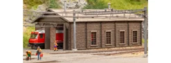 NOCH 63025 Laser-Cut Lokschuppen Bergün | Bausatz Spur N