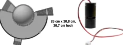 NOCH 66837 micro-motion Sternwarte Tübingen | mit Antrieb und Projektor | Gebäude Bausatz Spur H0