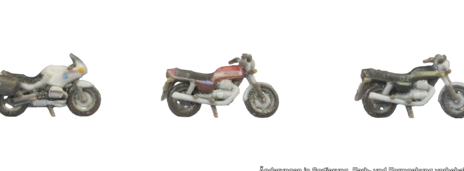 NOCH 44838 Motorräder | 3 Stück | Motorradmodelle 1:220