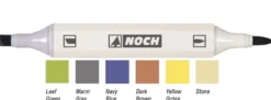 NOCH 61158 Patina-Marker für Modelle Inhalt 6 unterschiedliche Marker für alle Spurweiten geeignet
