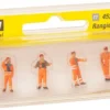 NOCH 45275 Rangierpersonal | 6 Miniaturfiguren | Spur TT
