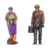 NOCH 35310 Reisende 3D-Master | 6 Stück | Figuren Spur N