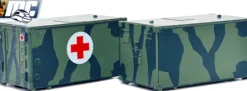 NPE NV23448 Bundeswehr-Kabinen Typ FM2 Flecktarn #2 | 2 Stück | Beladung Spur H0