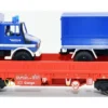 NPE NV43166 Schwerlastwagen Samms-u 454, rot, DB AG | THW Unimog | AC | Spur H0
