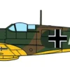 OXFORD 81AC086S Supermarine Spitfire MK.I, Luftwaffe Beuteflugzeug Miniaturmodell 1:72